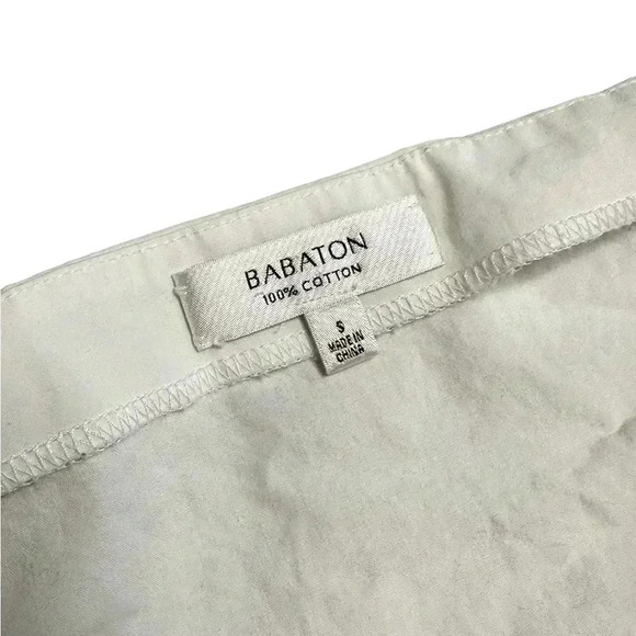 Babaton Aritzia Shirt Off The Shoulder Malik Blouse Gray 3/4 Sleeves Small - Picture 4 of 5